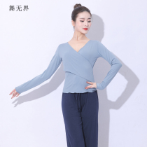 Modern dance practice Jacket Women summer long short sleeve body training suit suit with Oriental dance costume
