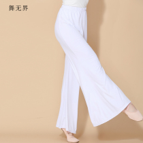Dance boundless Chinese style classical dance wide-leg pants childrens elegant charm costume fairy mesh split practice suit