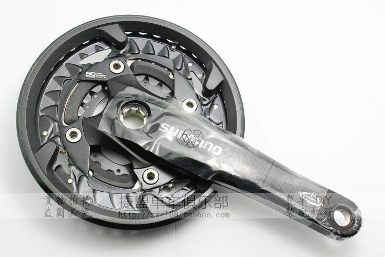 shimanofcm522m5231030速中空花键牙盘403022t175曲柄612