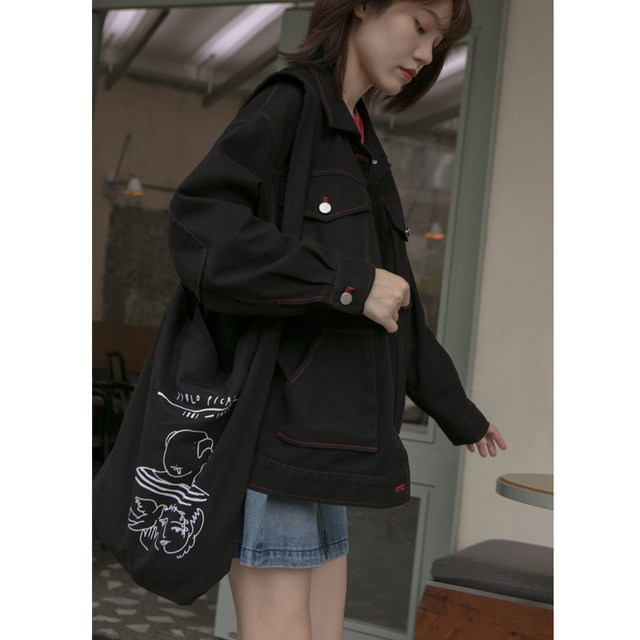 Hello Canon frock coat female Spring 2020 new retro Hong Kong flavor wild loose bf wind jacket Hello Canon frock coat female Spring 2020 new retro Hong Kong flavor wild loose bf wind jacket