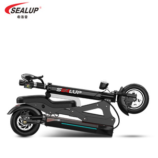 希洛普电动滑板车折叠代步小型电瓶车迷你锂电池代驾车双人亲子车