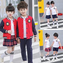 Kindergarten Garden Clothing Spring Autumn Clothing Elementary School Childrens School Uniform Class Suit Children Baseball Clothes Three Sets Children Sports Pants