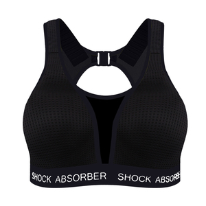 运动内衣女SHOCKABSORBER高强度跑步无钢圈聚拢专业防震大码文胸