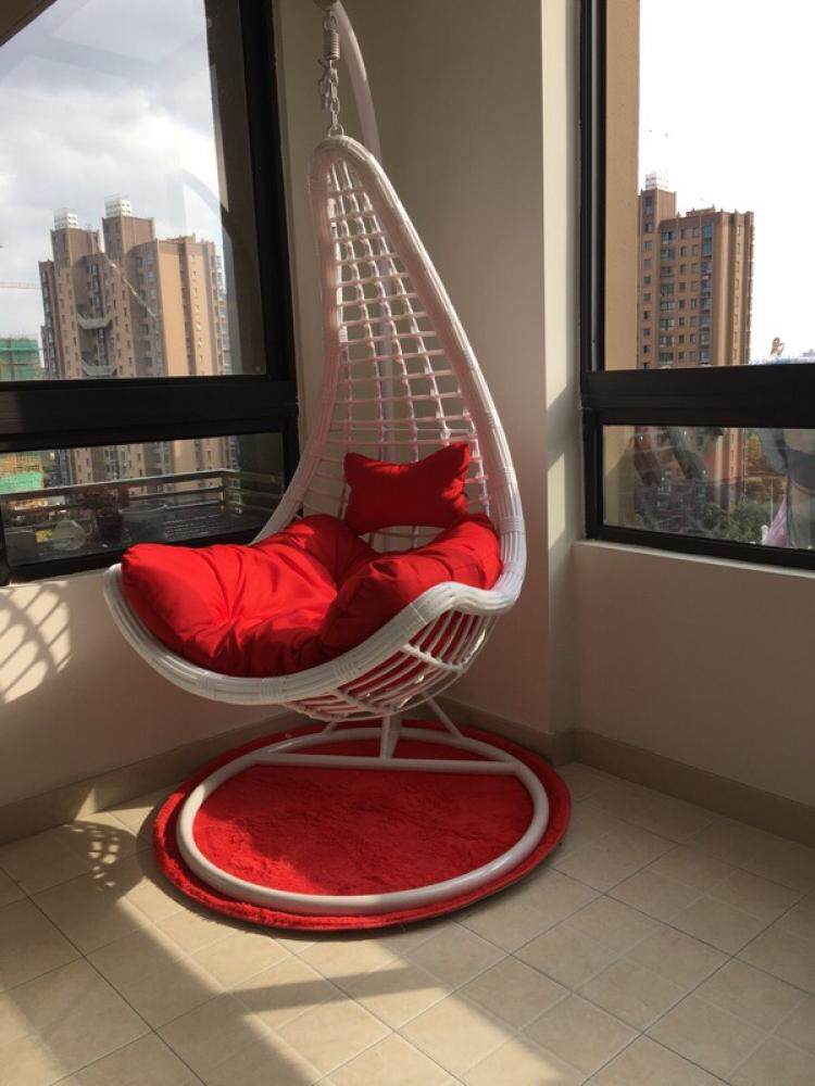 秋千吊椅室内阳台鸟巢吊篮藤椅躺椅懒人吊兰掉椅子酒店房间摇篮