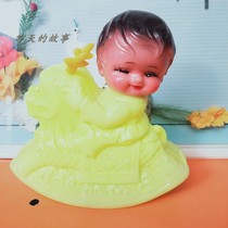 Nostalgic old stock 80 s classic toy tumbler unicorn send yellow props collection