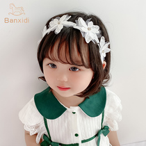 Ban Xidi Chunqiu female baby headdress new lovely princess Korean lace hairdress baby girl odor