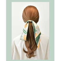 Original multi-function ribbon strap strap bag handle with simulation silk small long scarf small scarf women