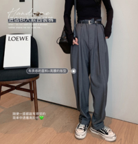 Pants women thin Joker 2020 Autumn New Korean loose Haren pants black net red high waist casual pants tide