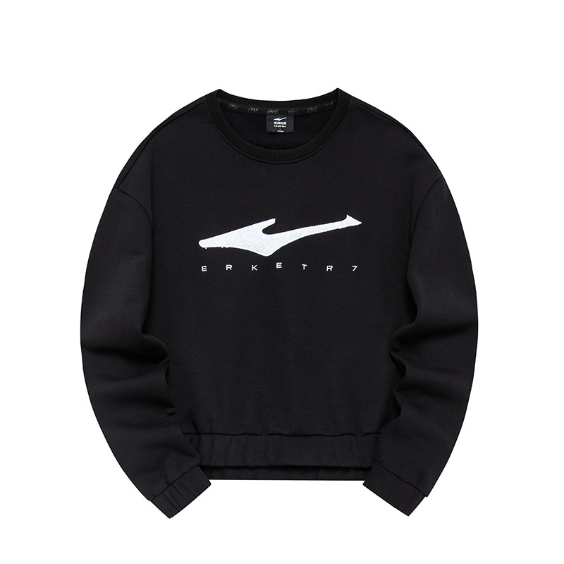 Настоящий черный женский свитшот