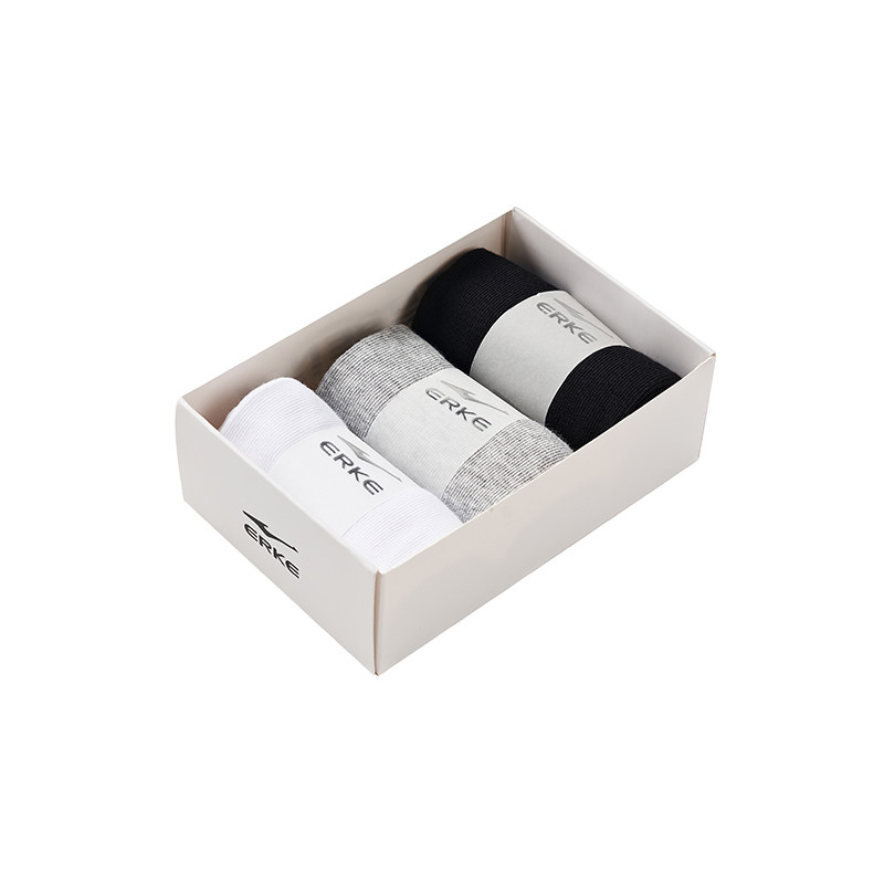 Настоящий белый/светло-серый/настоящий черный в коробке