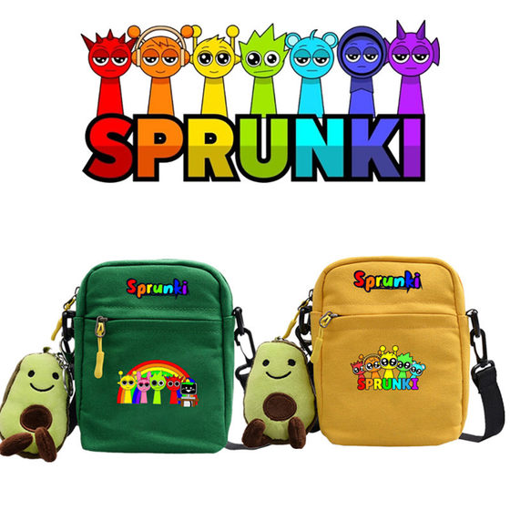 Sprunki rhythm box peripheral small square bag student color canvas shoulder bag casual cartoon crossbody bag
Sprunki rhythm box peripheral small square bag student color canvas shoulder bag casual cartoon crossbody bag