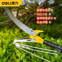 Able tool High branches Branches Cut Labor-saving High-altitude Cut of fruit and fruit trees prunes Branches Cut Extension Saw Garden Sheared Coarse Branches Cut