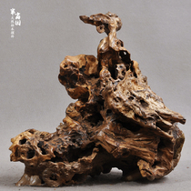 Dead wood Natural shape root carving micro-landscape Fish tank landscape Crystal jewelry string Jewelry shooting props Table ornaments