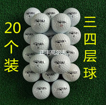 20 red horse second-hand golf ball next game ball long distance ball three or four layer ball HONMA