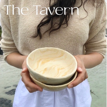 TheTavern Korea Pollygarden Marble Mixed Color Marble Breakfast Oatmeal Cereal Ceramic Bowl