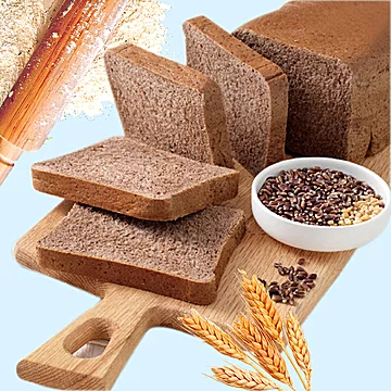 【500g】黑麦面包低脂瘦身吐司面包