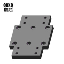 QRXQ connecting plate screw module XYZ table accessories linear module sliding table right angle connecting plate angle steel aluminum profile