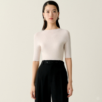 (ZZ0322207) to wear thin through the Four Seasons 120s knock fine wool seamless mid-sleeve bottoming sweater