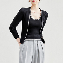 Jung Mei (ZZ0312730) heavy pound white factory silk X hand hook woven bump color wheat ear sweatshirt sweatshirt