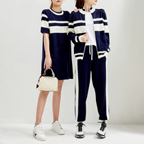 Jung Mei (ZZ0222702) minus three sets ~ when the red fried chicken expats slim striped suit with dress