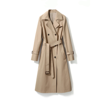 Jung Mei (FY1211149) thin body shape worth treasuring high-branch long-chown cotton classic windcoat