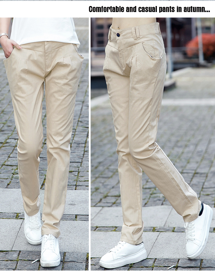 Pantalon léger femme en coton - Ref 3430236 Image 36