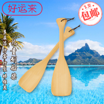 Childrens toys 45cm mini wooden oars dance table performance props paddling small oars house listing decorative oars