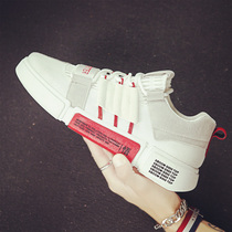 2021 new summer mens shoes autumn breathable sports cloth shoes casual Korean trend canvas versatile trendy shoes board shoes