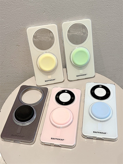 새로운 Magsafe 둥근 투명 자석 에어백 그립 휴대폰 스탠드 셀카 스탠드 iPhone에 적합한 셀카 15/14 새로운 Magsafe 둥근 투명 자석 에어백 그립 휴대폰 스탠드 셀카 스탠드 iPhone에 적합한 셀카 15/14
