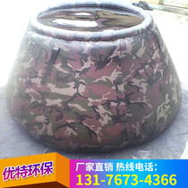 Water bag pvc rubber fire water bag Agricultural bridge drought-resistant transport liquid bag Foldable soft water storage water storage bag