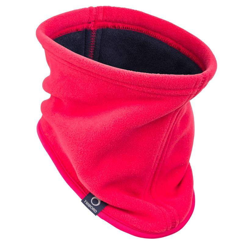 迪卡侬旗舰店户外抓绒帽正反两用冬季保暖摇粒绒围脖tribord_7折现价