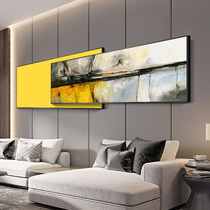 Horizontal abstract living room decorative painting modern simple atmospheric sofa background wall Nordic light luxury bedside art hanging painting