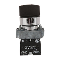 XB2-BD33C three-speed knob switch self-locking XB2BD33 two-position three-position selector switch switch