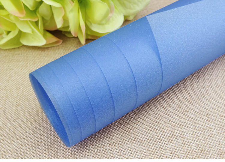 天蓝色磨砂玻璃贴膜不透明透光装饰纸浴室厨房移门遮光彩色窗户膜