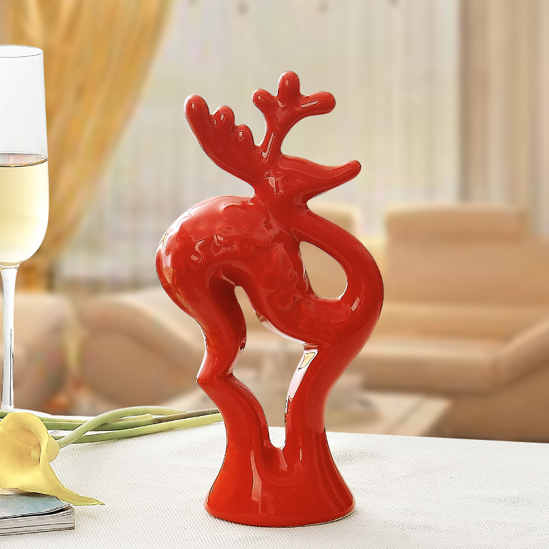 Household act the role ofing is tasted creative decoration ceramics craft a new home decoration furnishing articles wedding gift for wedding gifts sika deer