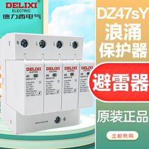Delixi surge protector DZ47SY lightning protection surge switch 2p household 4p arrester 20KA40KA65
