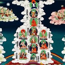 Tie-edge Buddha paintings like the Buddha number labeled large round full of lotus master Ning Mabalon Chinnenti convert to the Buddhist sculpture photo-plastic packaging