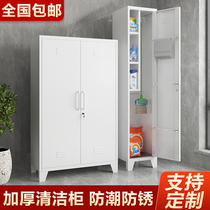 Stainless steel cleaning cabinet cleaning cabinet cleaning toolkit household balcony classroom mop cabinet broomstick cabinet