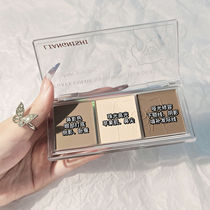 Tricolour high light repairing disc flash powder face fine sparkling shiny shades of matte shadow rhinosynoptic trinity pan students