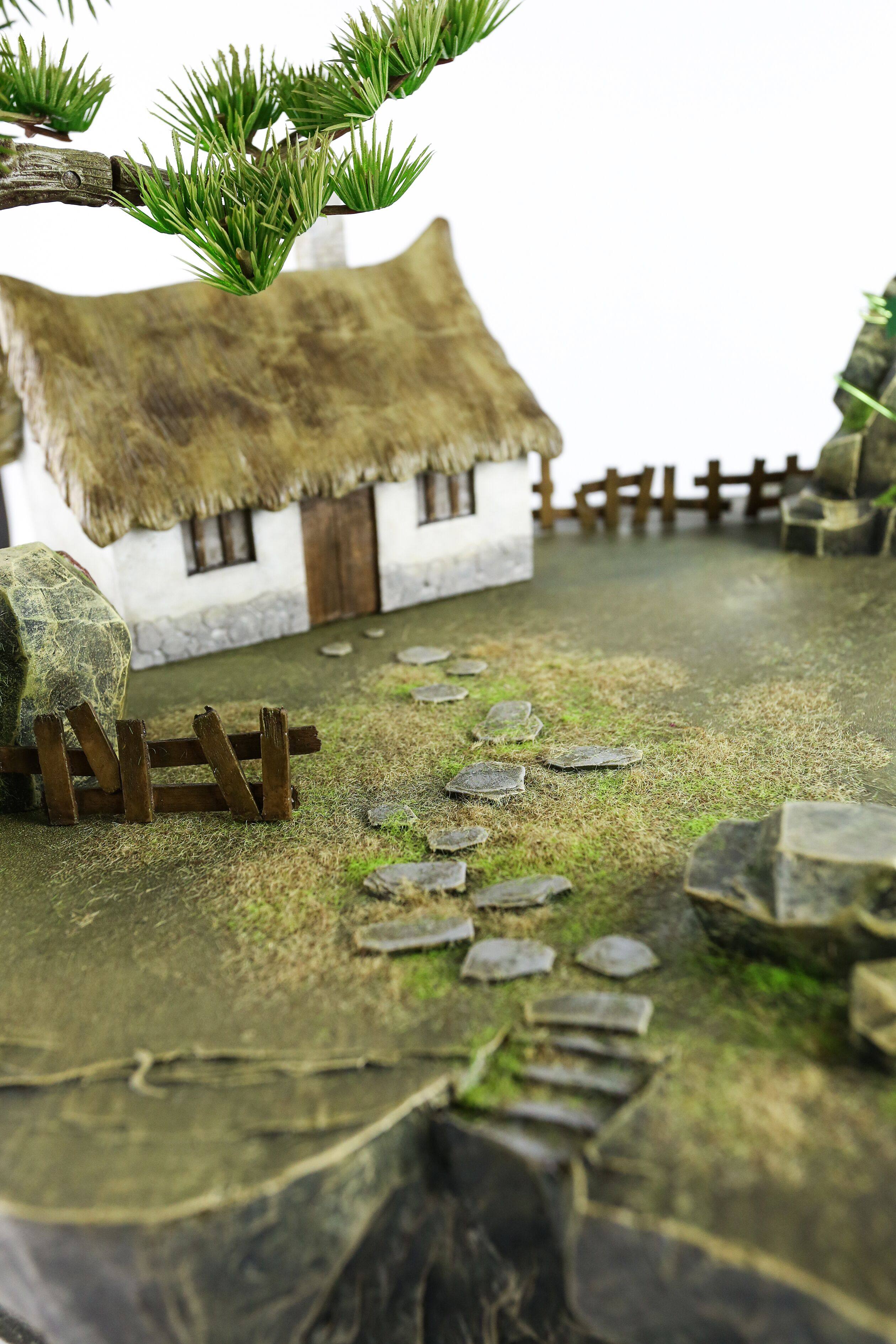 【神话馆】葫芦兄弟场景 葫芦娃场景 茅屋葫芦藤