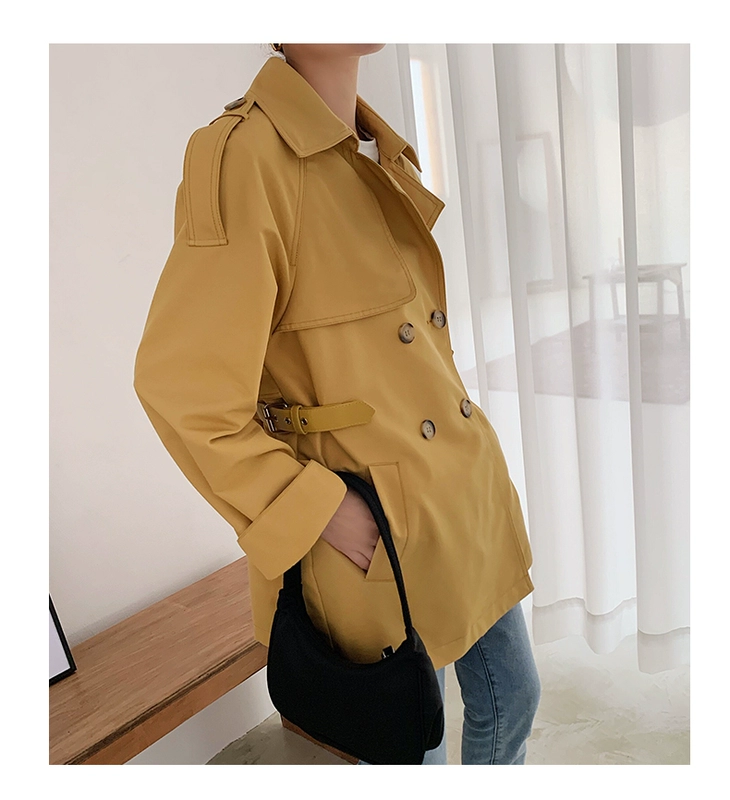 Áo gió nữ Supin SUPIN mẫu áo khoác gió nữ mùa xuân và mùa thu phù hợp với áo khoác dài tay dài tay - Trench Coat