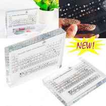 new With Without Elements Acrylic Periodic Table Display K