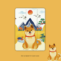 2021 new version of ipad9 protective case 10 2 tablet pro11 three fold pen slot 10 5air4 Apple 1819 Sixth Generation 9 7 inch 10 9 Cartoon Net