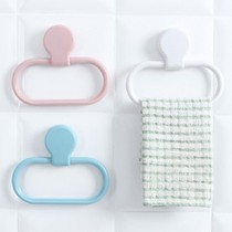 Paste towel ring kitchen toilet cloth hanger towel rack towel rack towel storage rack