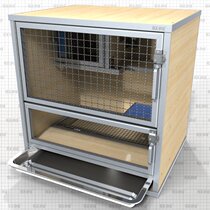 Chinchilla cabinet cage Luxury Chinchilla villa solid wood ecological board Pet cabinet Chinchilla cage