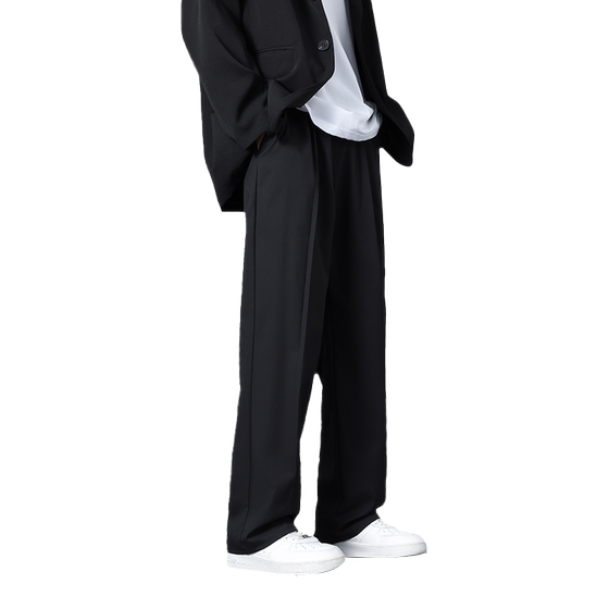 Straight trousers men's summer thin ice silk black sports casual trousers big size fat man plus fat increase men's pants
Straight trousers men's summer thin ice silk black sports casual trousers big size fat man plus fat increase men's pants