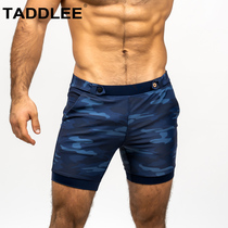 TADDLEE Camouflay Mens Swimming Pants Speed Dry Anti-Embarrassment Swimsuit Pants Male Spa 50% Loose Down-water Beach Pants