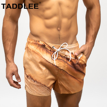 TADDLEE mens beach pants speed dry spa seaside casual shorts big code anti-embarrassment downable swimming trunks