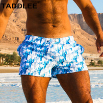 TADDLEE mens swimming pants anti-embarrassment speed dry loose 50% beach pants spa seaside surf can be launched