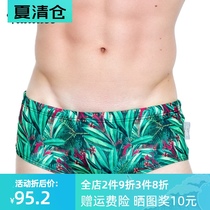 TADDLEE small flat angle mens swimming trunks spa triangle mens sexy seaside swimsuit adult low waist quick-drying